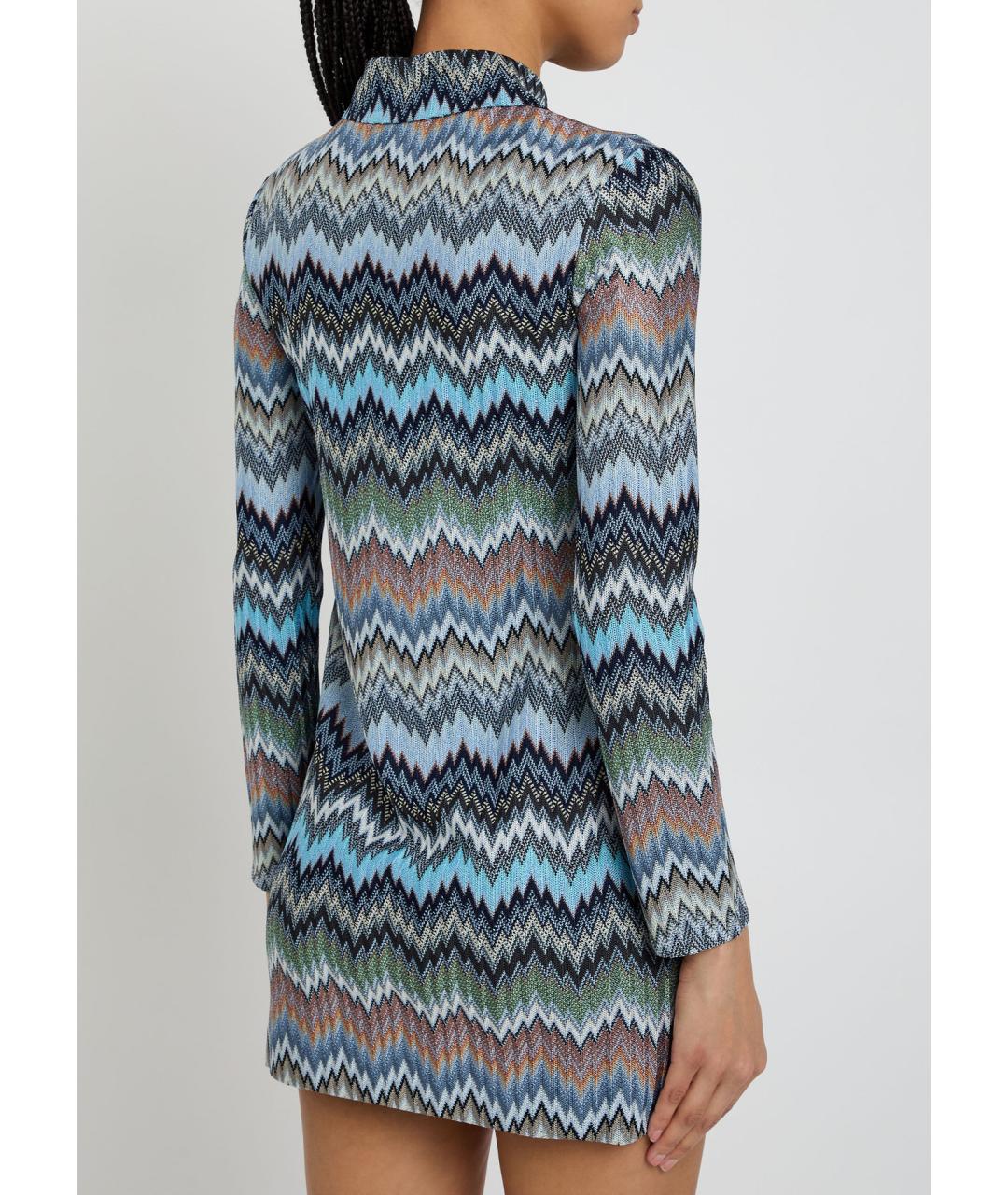 MISSONI Мульти вискозное повседневное платье, фото 6