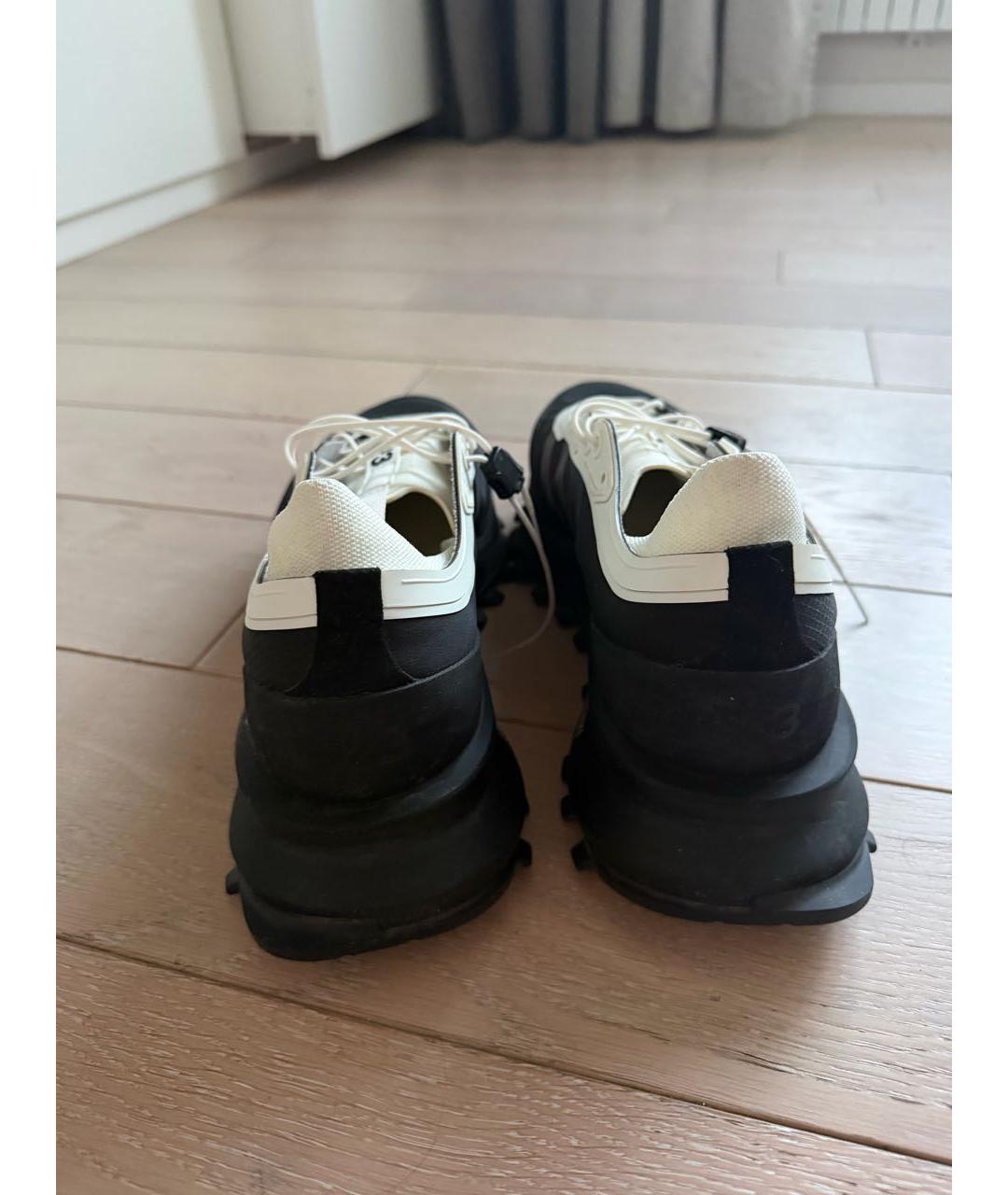 ADIDAS Черные замшевые высокие кроссовки / кеды, фото 4