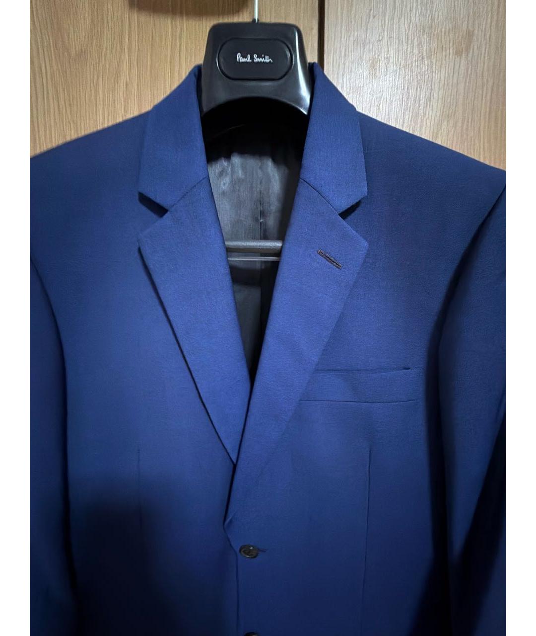PAUL SMITH Темно-синий костюм-тройка, фото 4