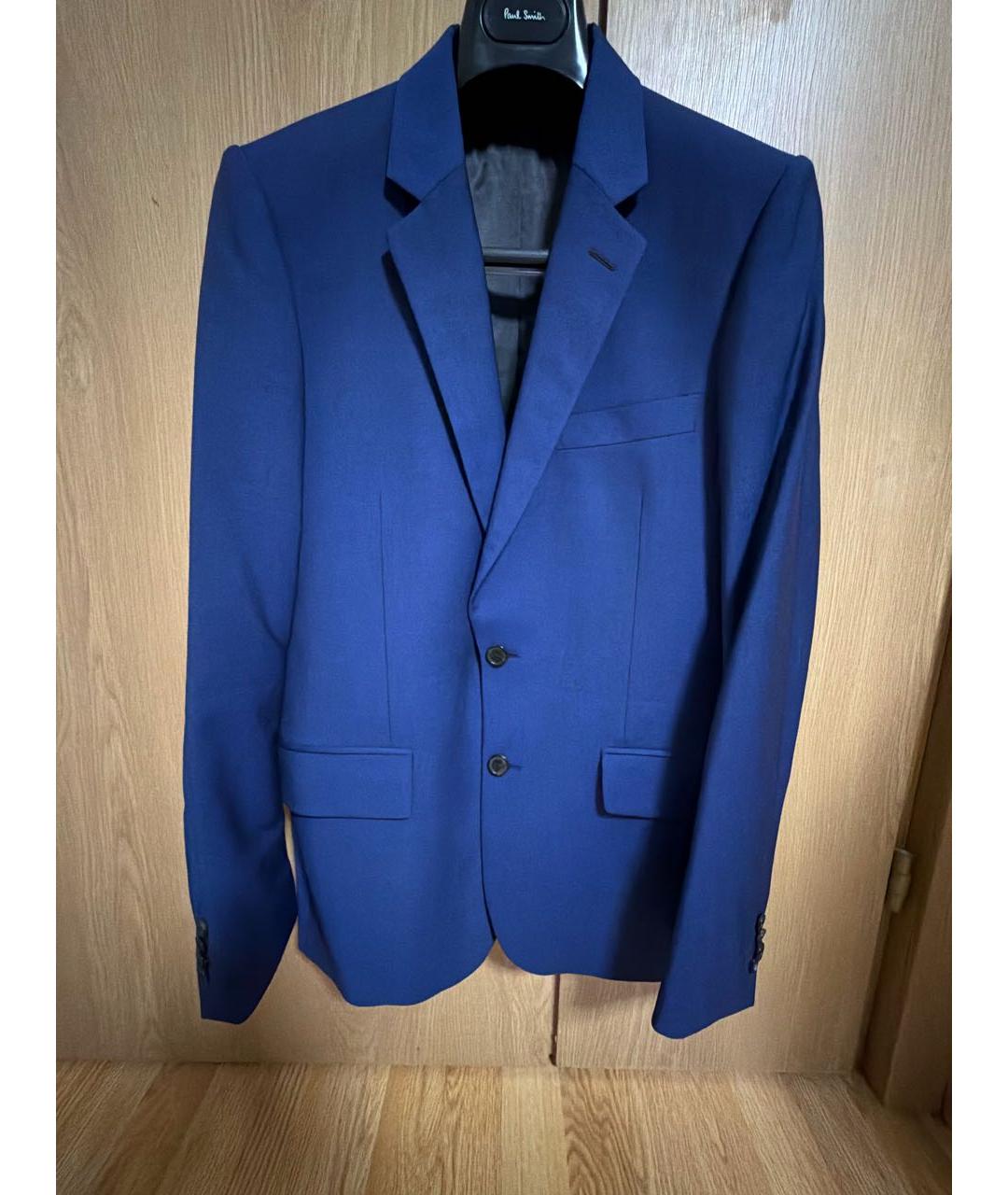 PAUL SMITH Темно-синий костюм-тройка, фото 5