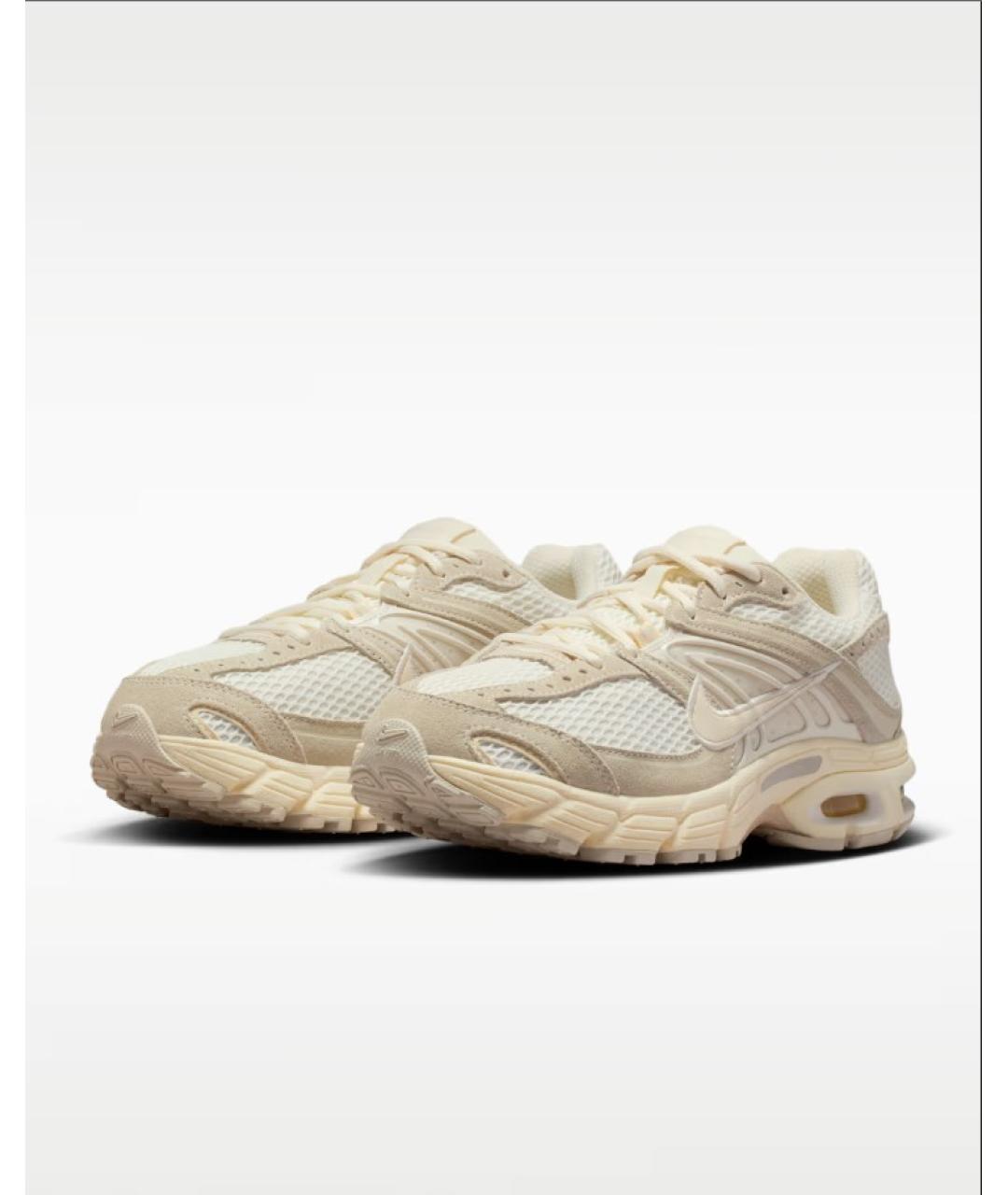 NIKE Бежевые замшевые кроссовки, фото 3