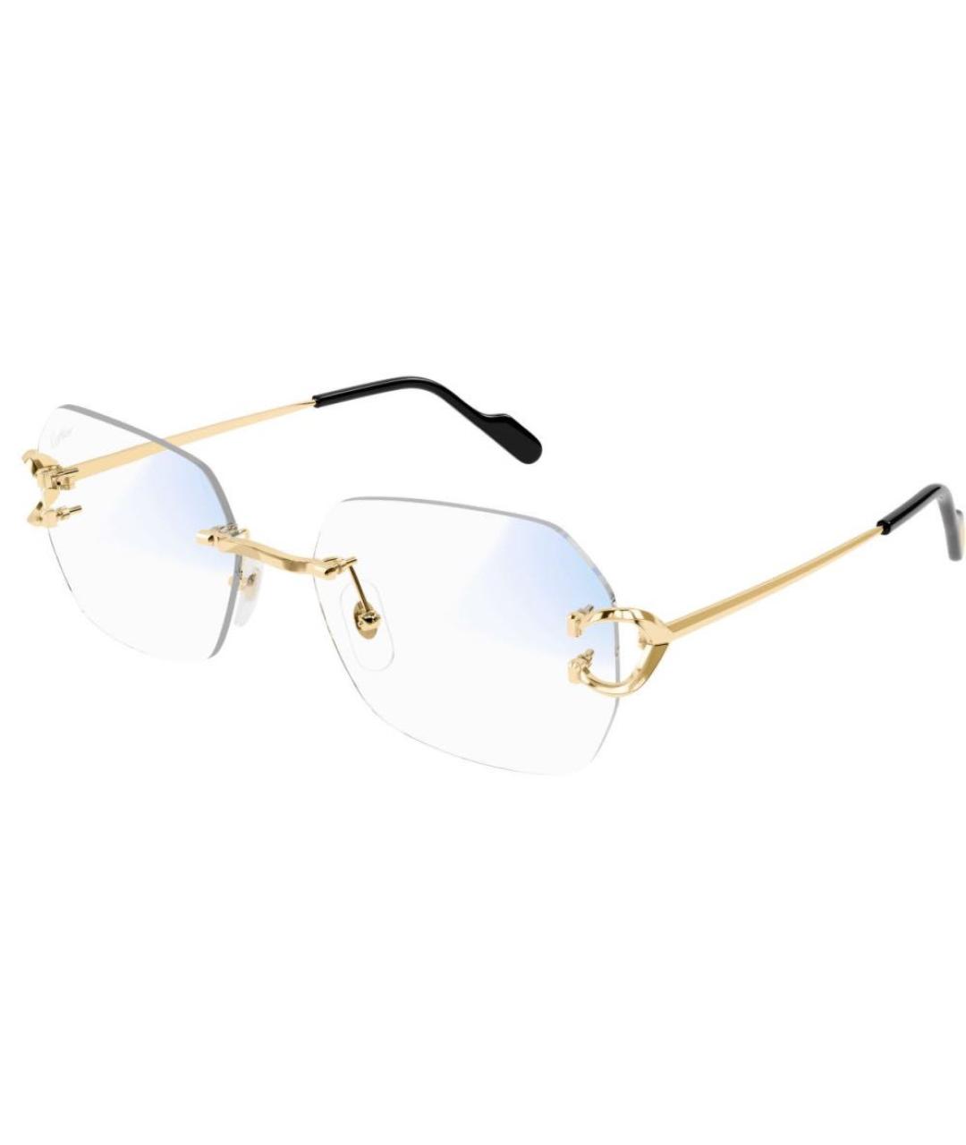 CARTIER Белые металлические солнцезащитные очки, фото 6