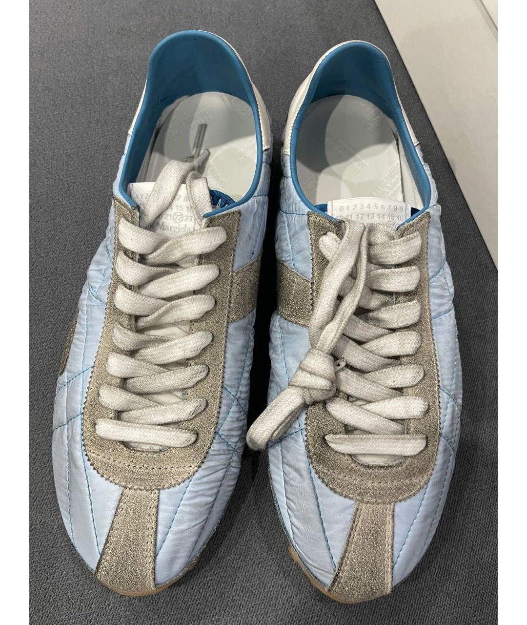 MAISON MARGIELA Голубые синтетические кроссовки, фото 7