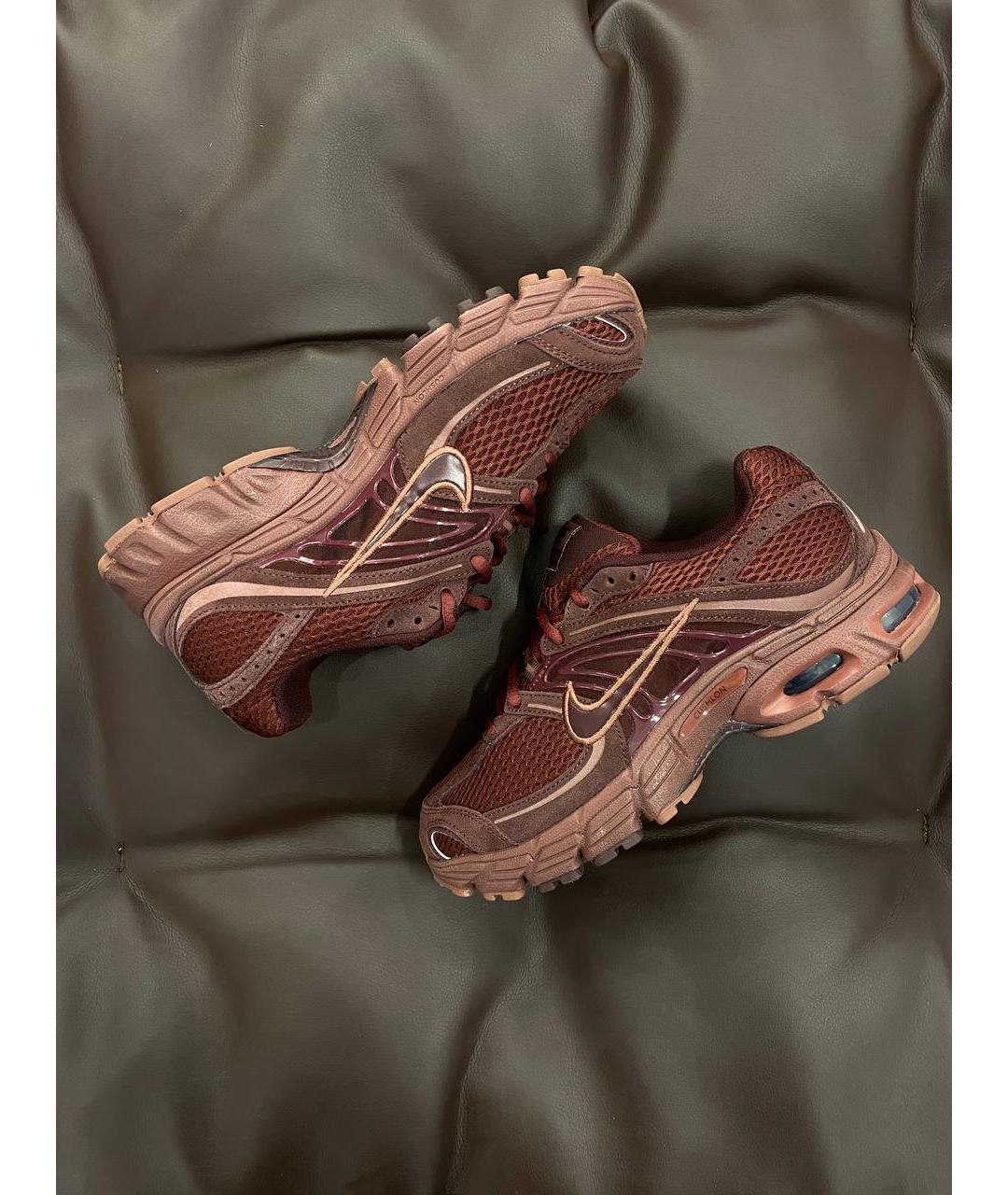 NIKE Бордовые замшевые кроссовки, фото 4