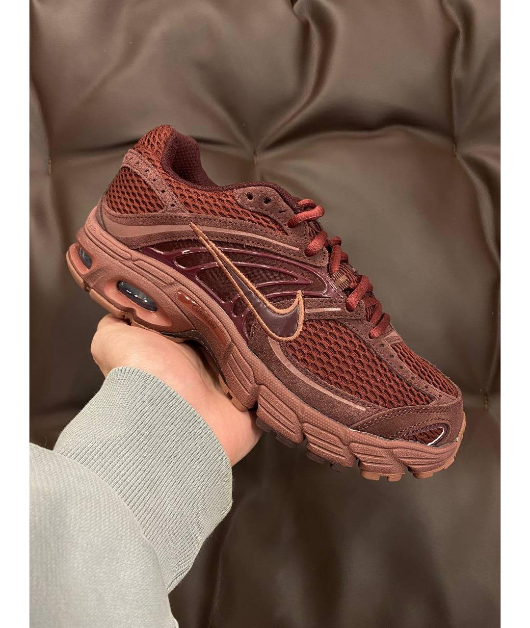 NIKE Бордовые замшевые кроссовки, фото 2
