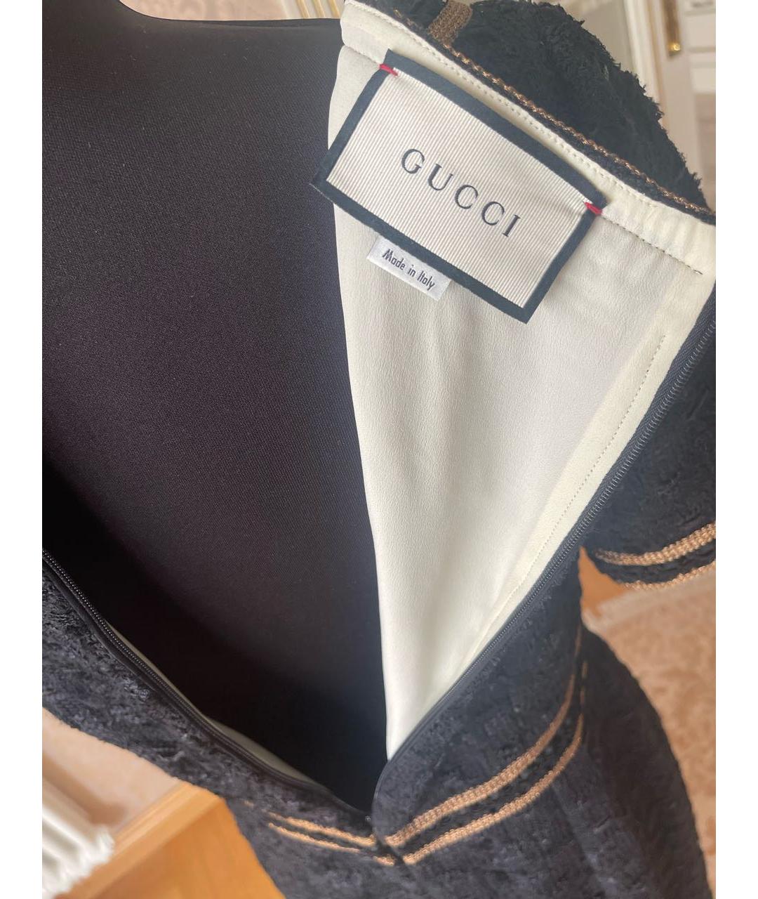 GUCCI Черное повседневное платье, фото 3