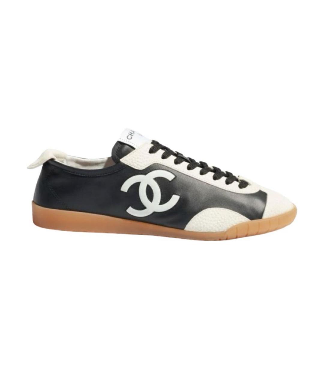 CHANEL Мульти кожаные кеды, фото 5