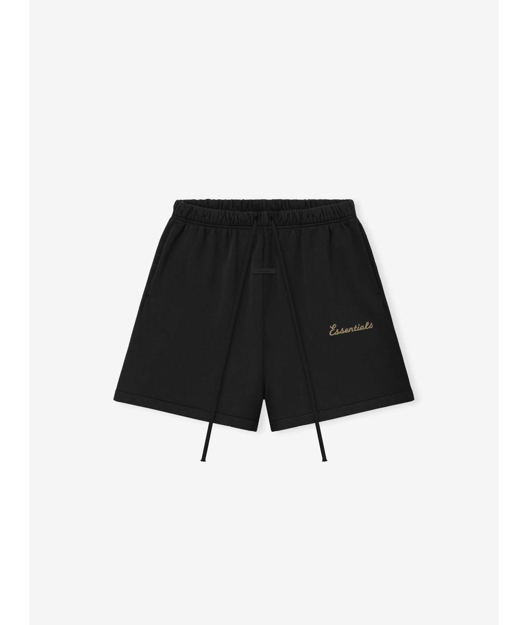 FEAR OF GOD ESSENTIALS Черные хлопковые шорты, фото 4