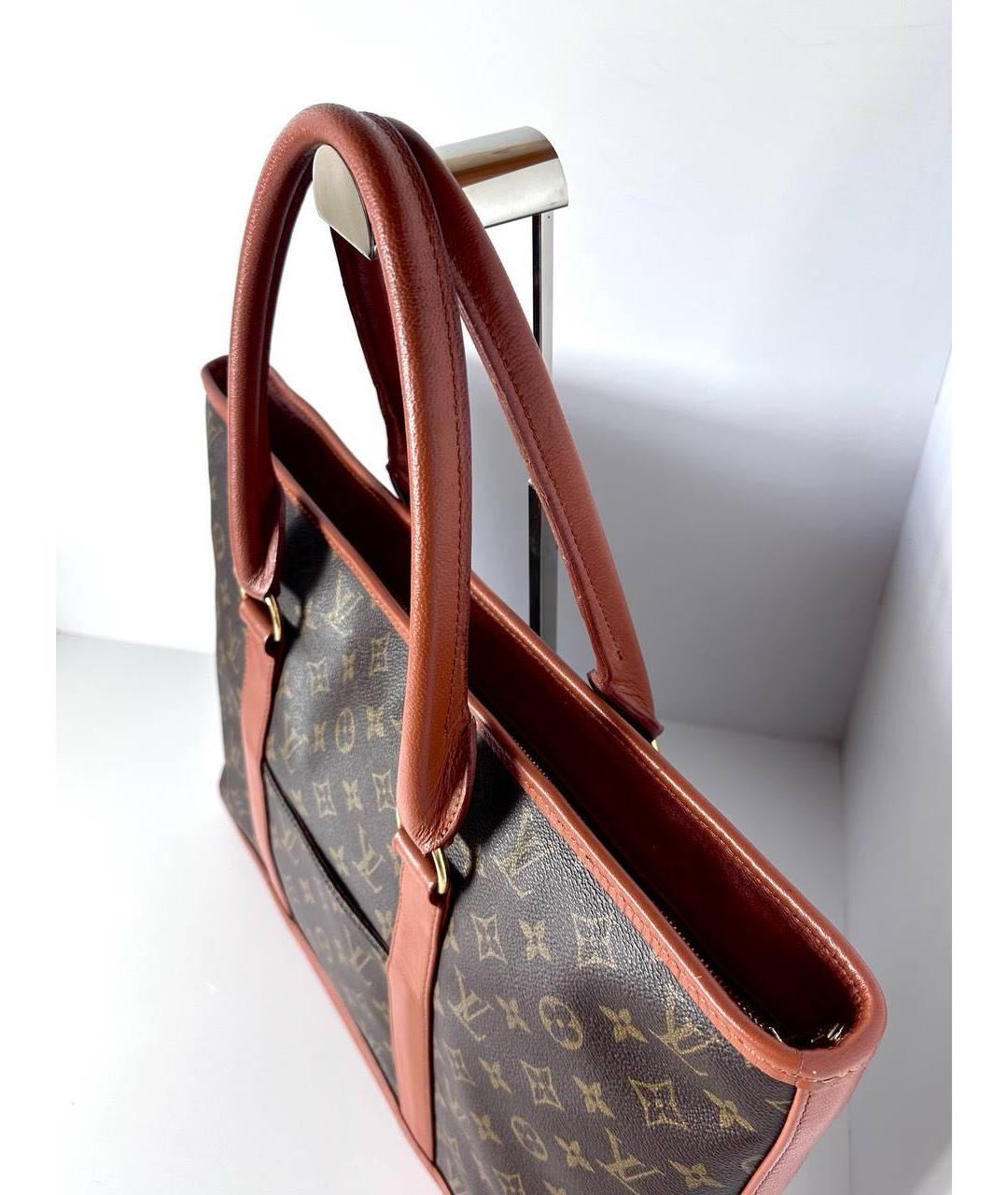 LOUIS VUITTON Коричневая сумка тоут, фото 4