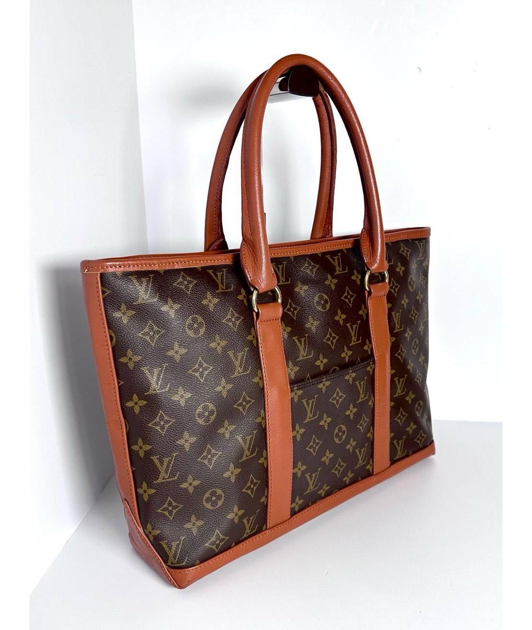LOUIS VUITTON Коричневая сумка тоут, фото 5