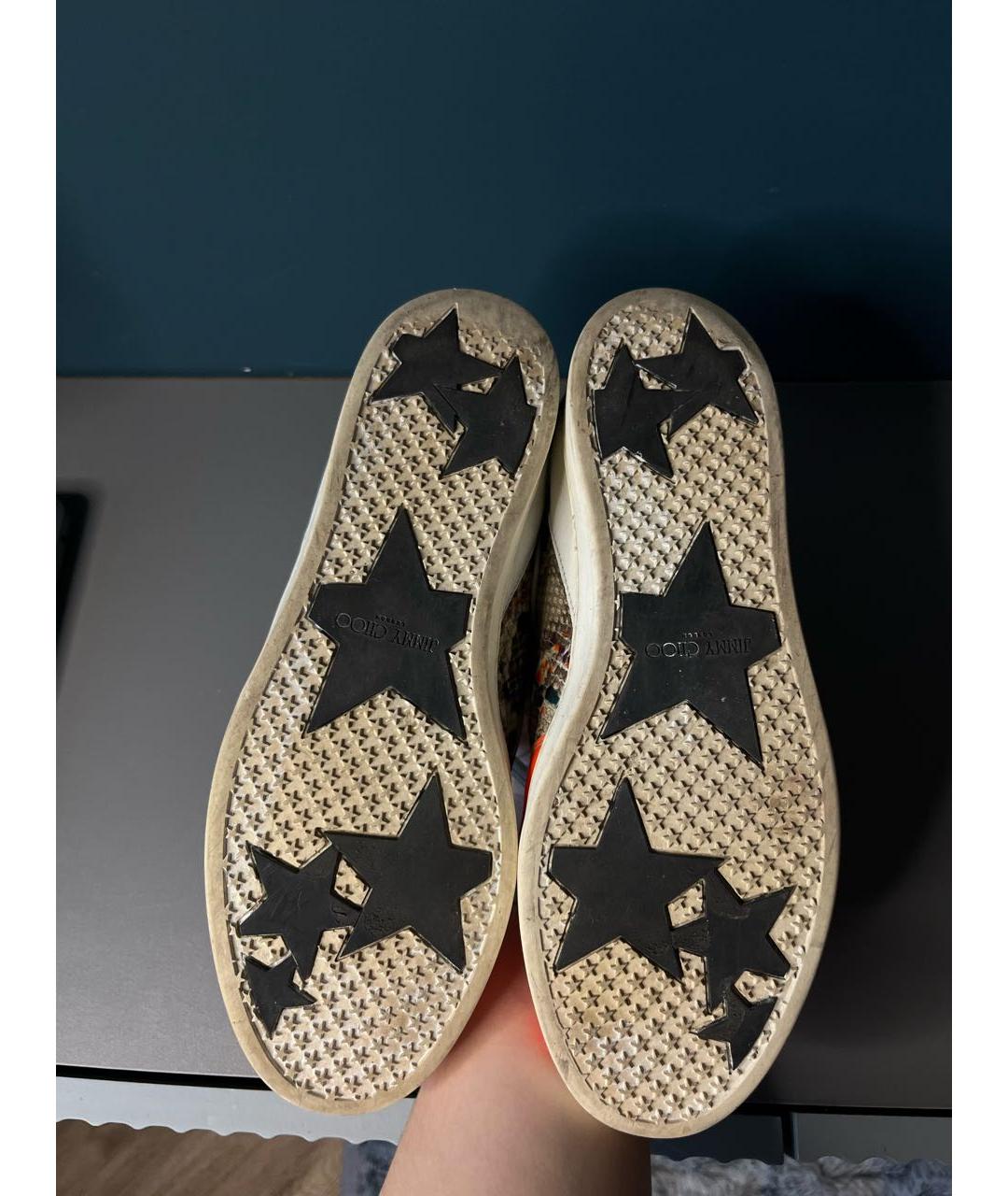 JIMMY CHOO Мульти кожаные кеды, фото 3