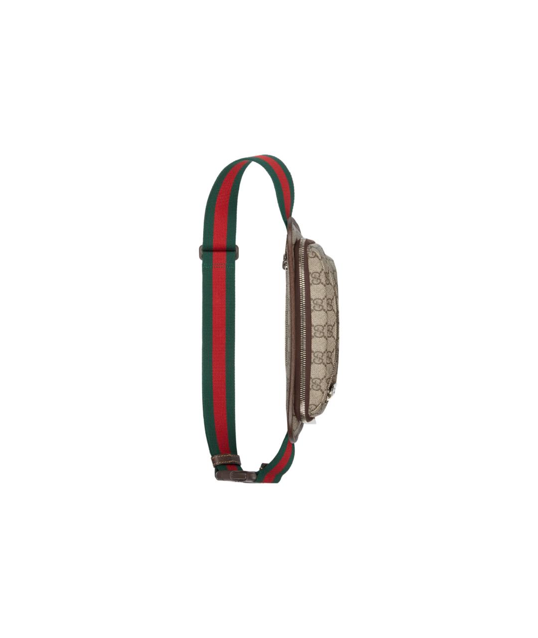 GUCCI Бежевая поясная сумка, фото 4