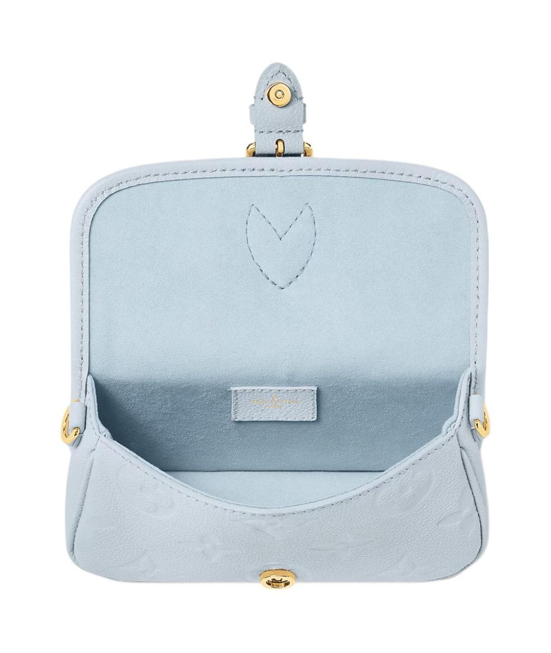 LOUIS VUITTON Голубая сумка через плечо, фото 3