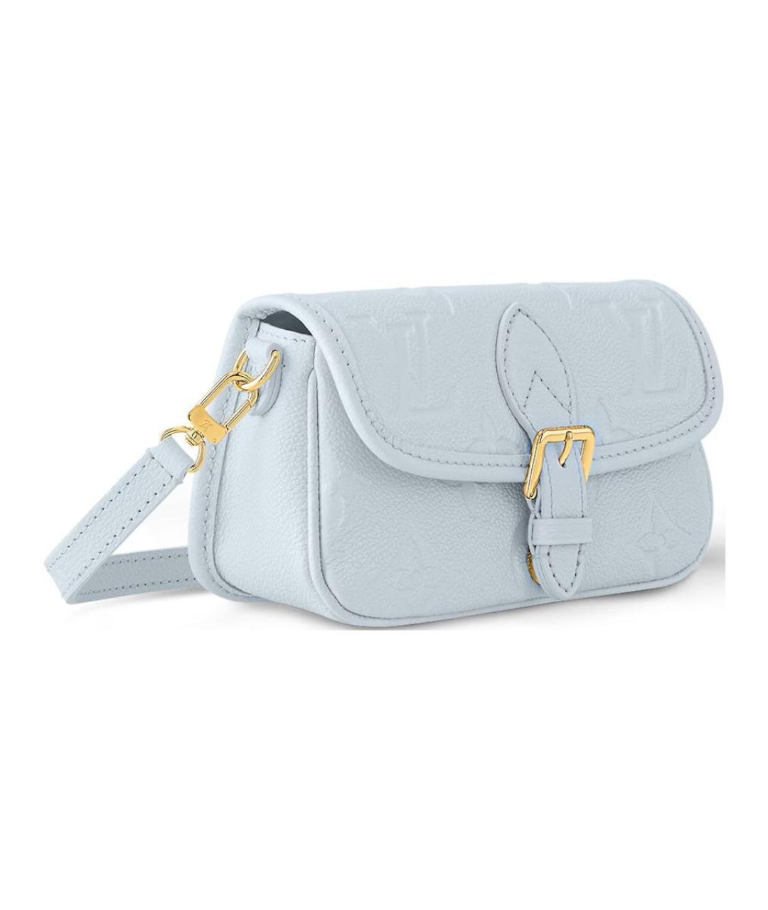 LOUIS VUITTON Голубая сумка через плечо, фото 2