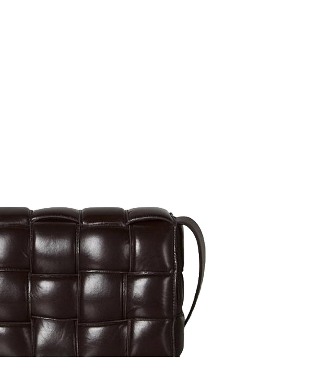 BOTTEGA VENETA Черная кожаная сумка через плечо, фото 2