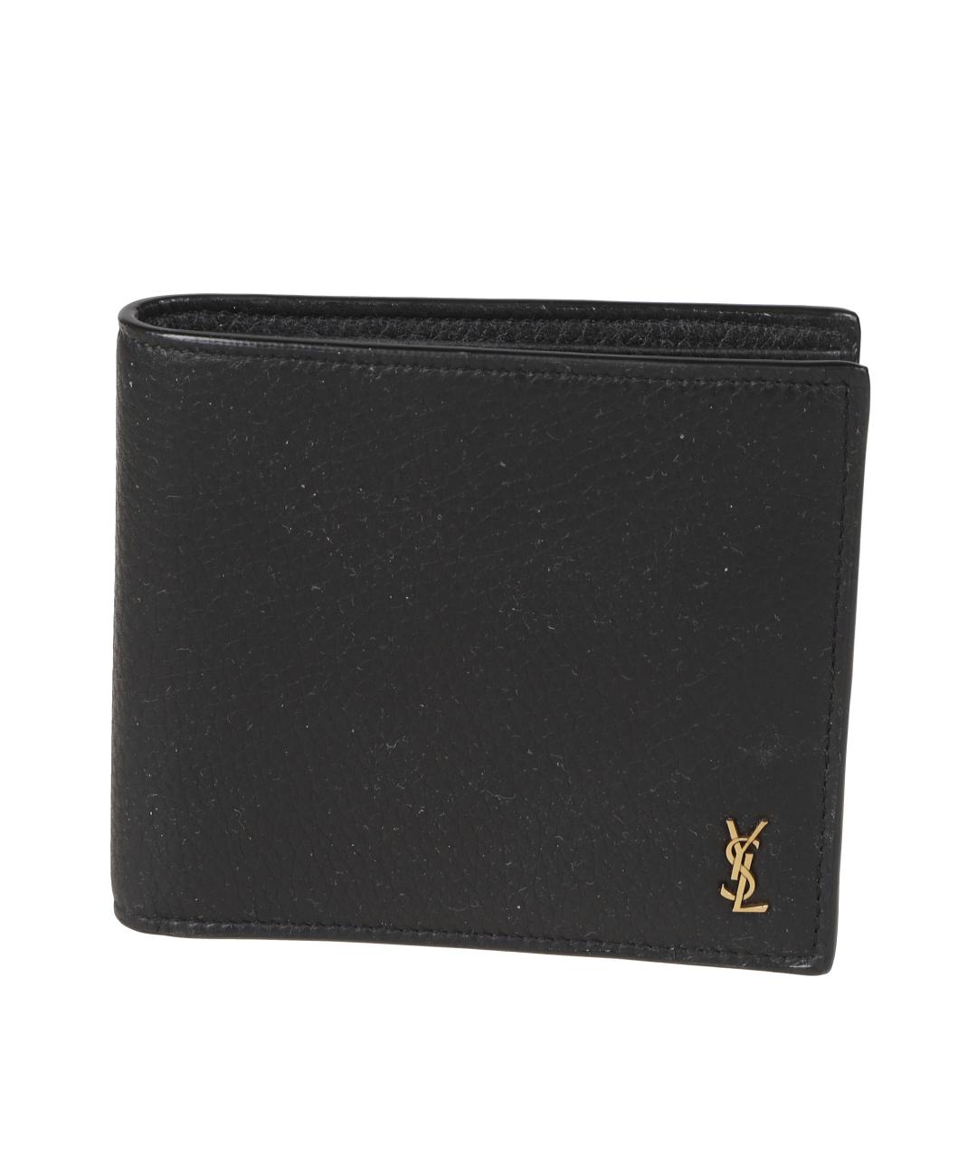 SAINT LAURENT Черный кошелек, фото 1