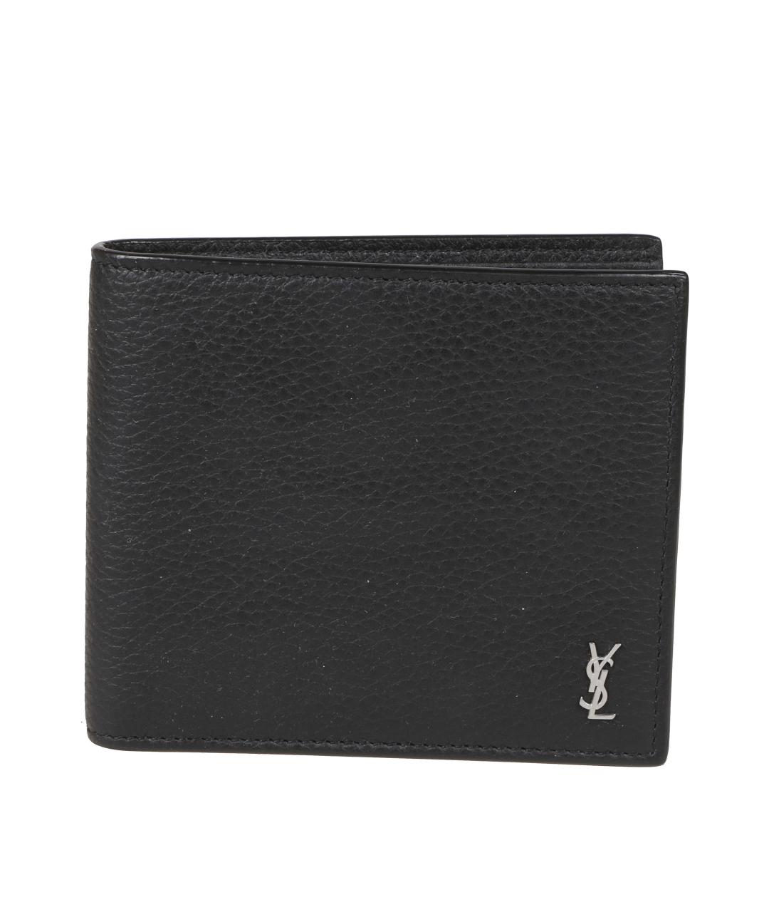 SAINT LAURENT Черный кошелек, фото 1