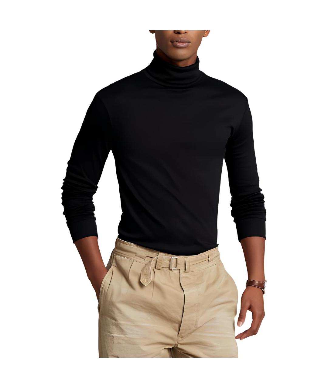 POLO RALPH LAUREN Черный джемпер / свитер, фото 2