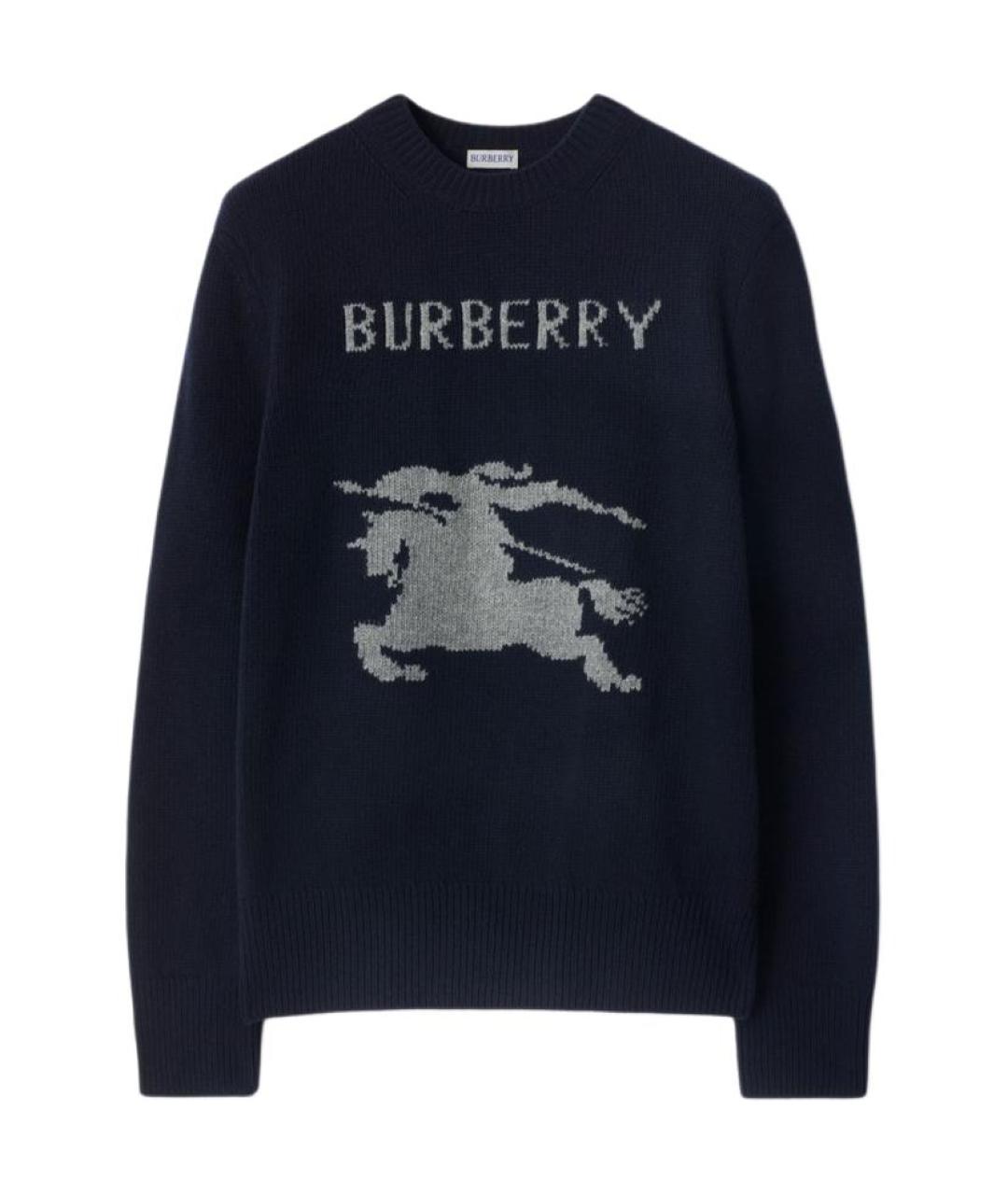 BURBERRY Темно-синий джемпер / свитер, фото 1