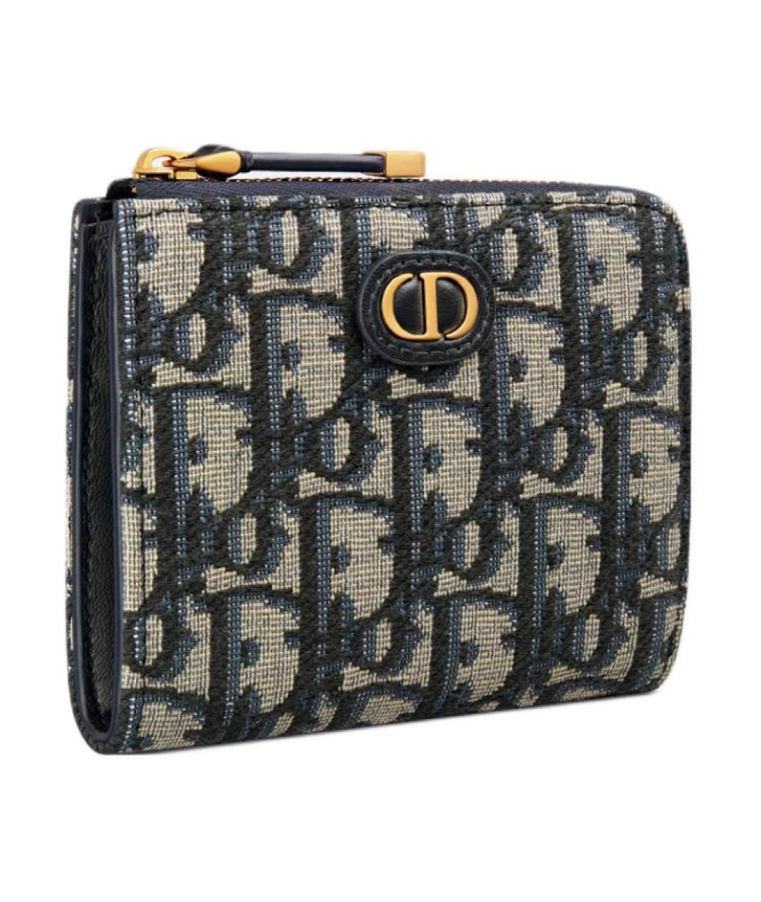 CHRISTIAN DIOR Темно-синий кошелек, фото 2