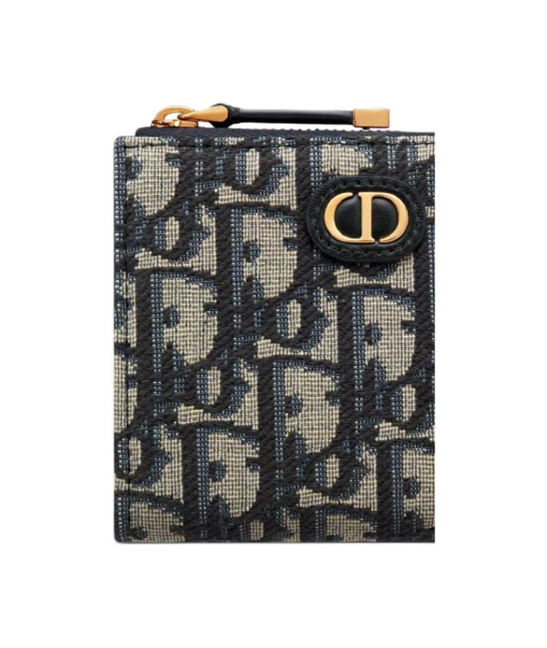 CHRISTIAN DIOR Темно-синий кошелек, фото 5