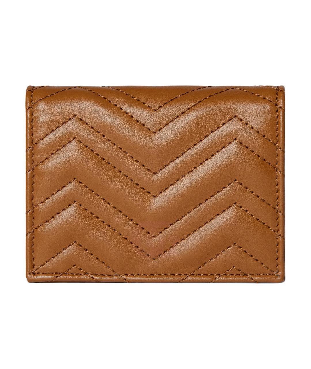 GUCCI Коричневый кожаный кошелек, фото 3
