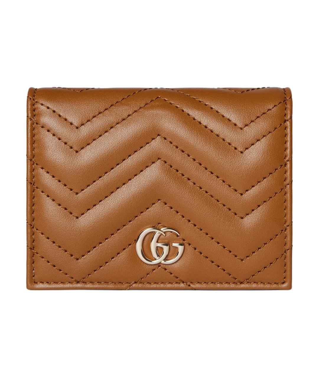 GUCCI Коричневый кожаный кошелек, фото 1