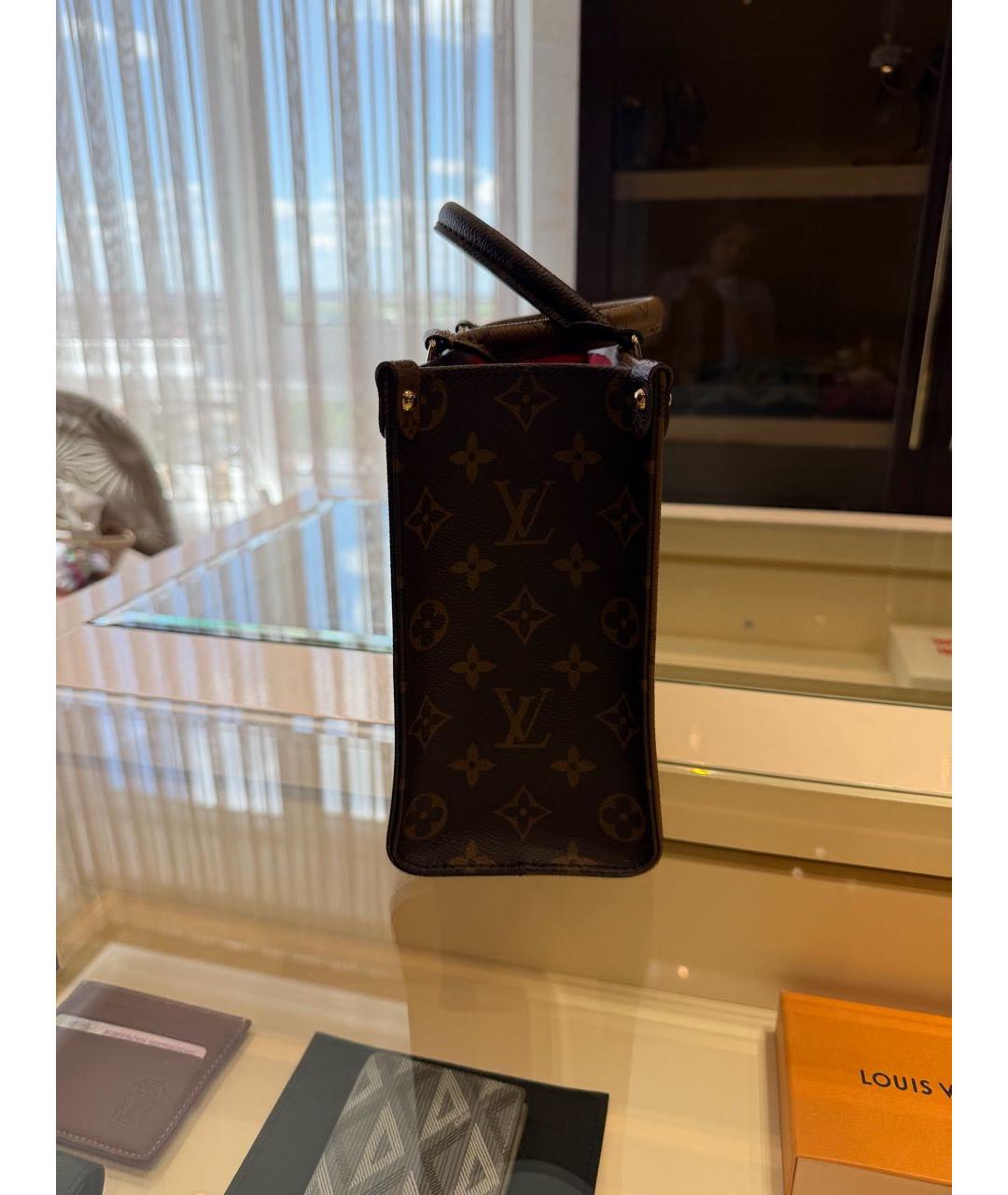 LOUIS VUITTON Коричневая сумка тоут, фото 2