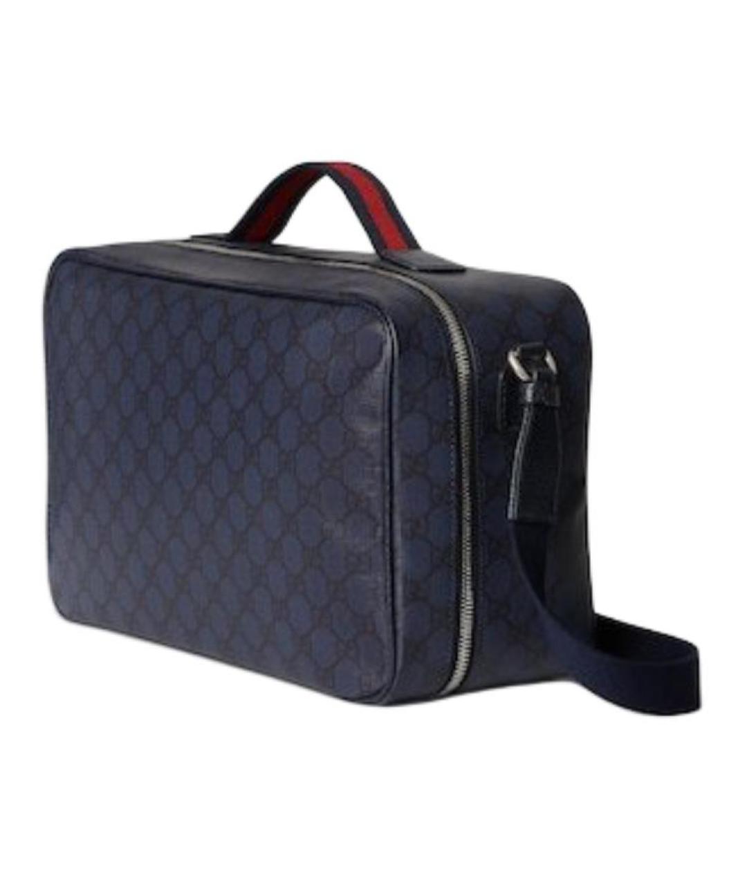 GUCCI Темно-синяя сумка на плечо, фото 3