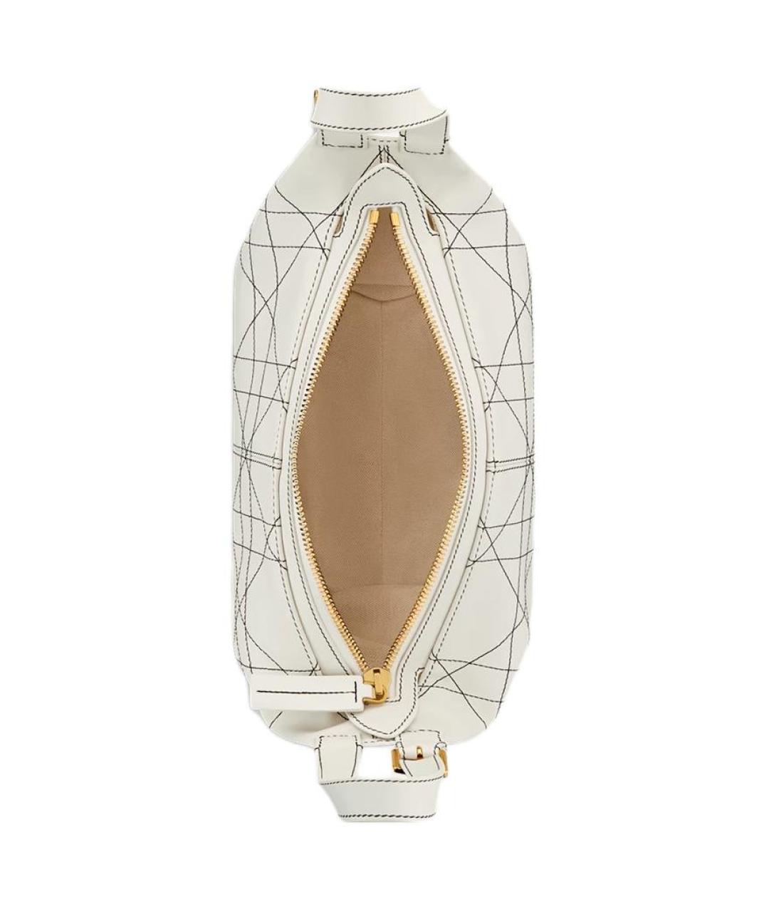 CHRISTIAN DIOR Белая сумка через плечо, фото 4