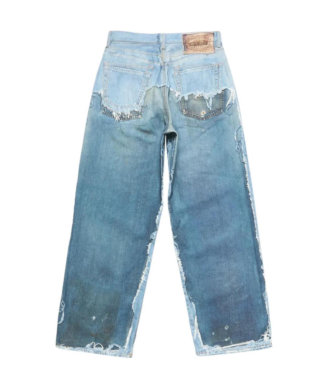 ACNE STUDIOS Синие прямые джинсы, фото 2