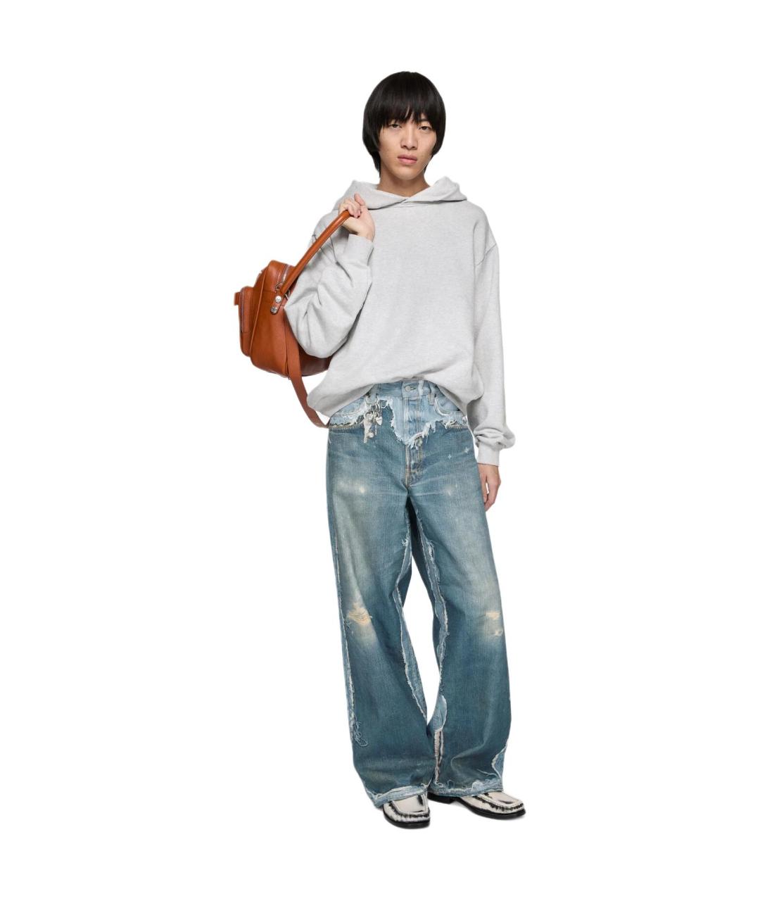 ACNE STUDIOS Синие прямые джинсы, фото 3