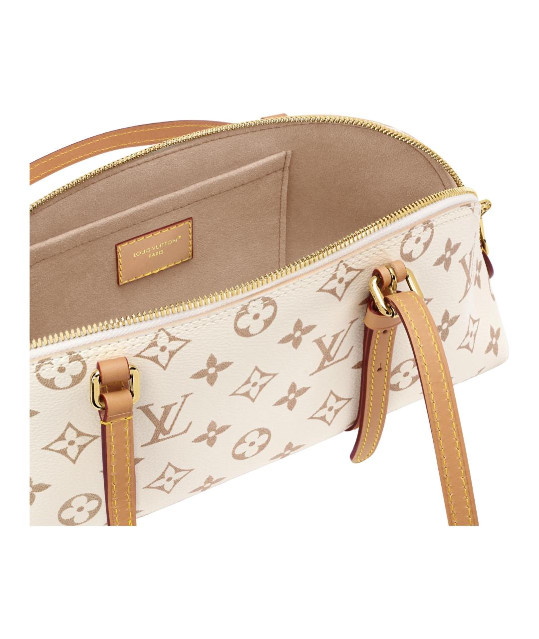 LOUIS VUITTON Бежевая сумка через плечо, фото 4