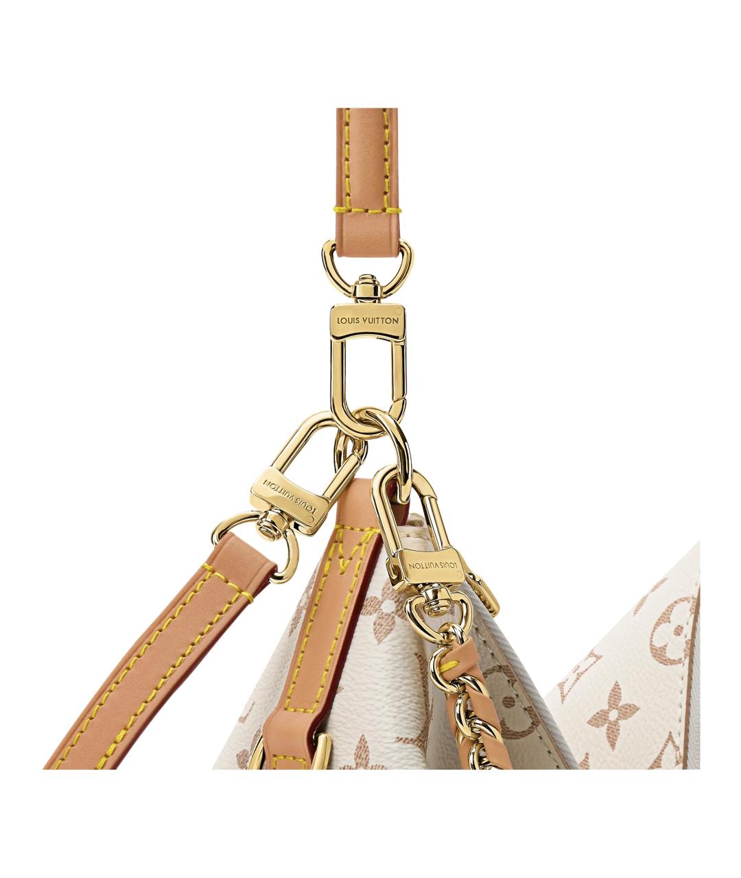 LOUIS VUITTON Бежевая сумка через плечо, фото 5