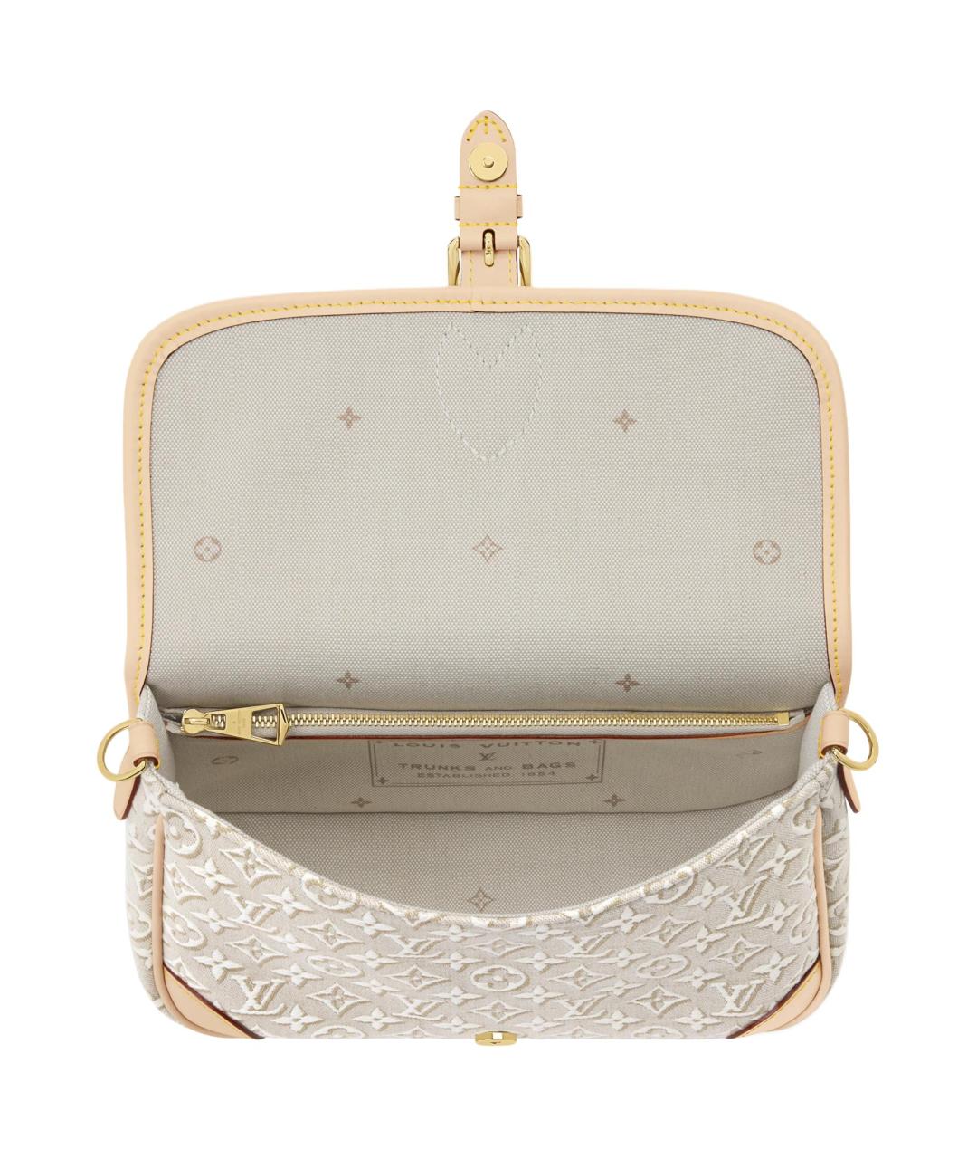 LOUIS VUITTON Бежевая сумка через плечо, фото 4