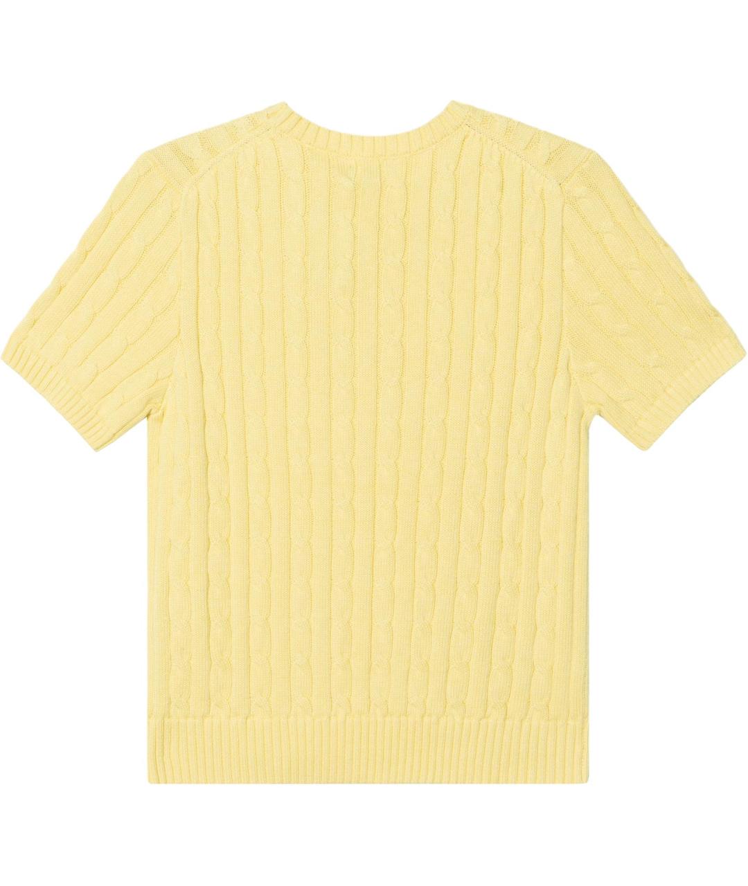 POLO RALPH LAUREN Желтый джемпер / свитер, фото 2