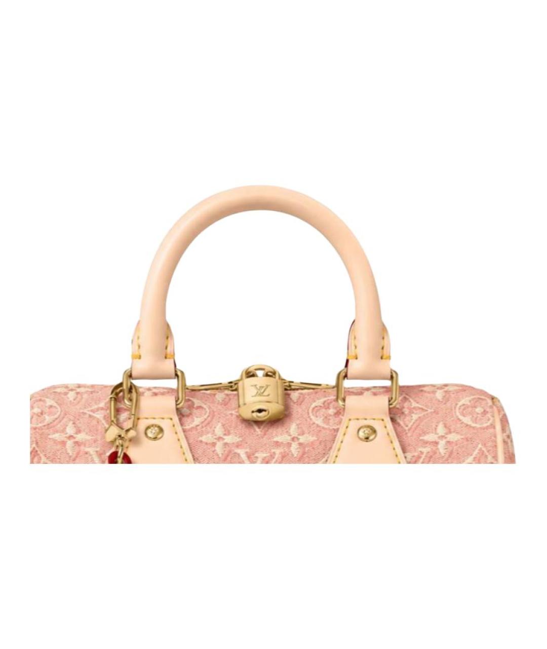 LOUIS VUITTON Бежевая деним сумка через плечо, фото 2