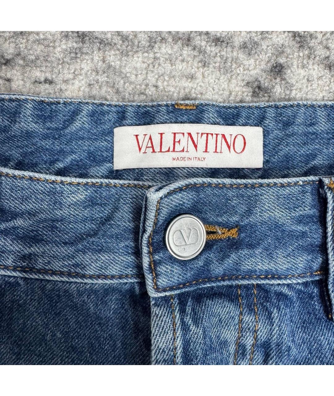 VALENTINO Синие хлопковые джинсы, фото 5