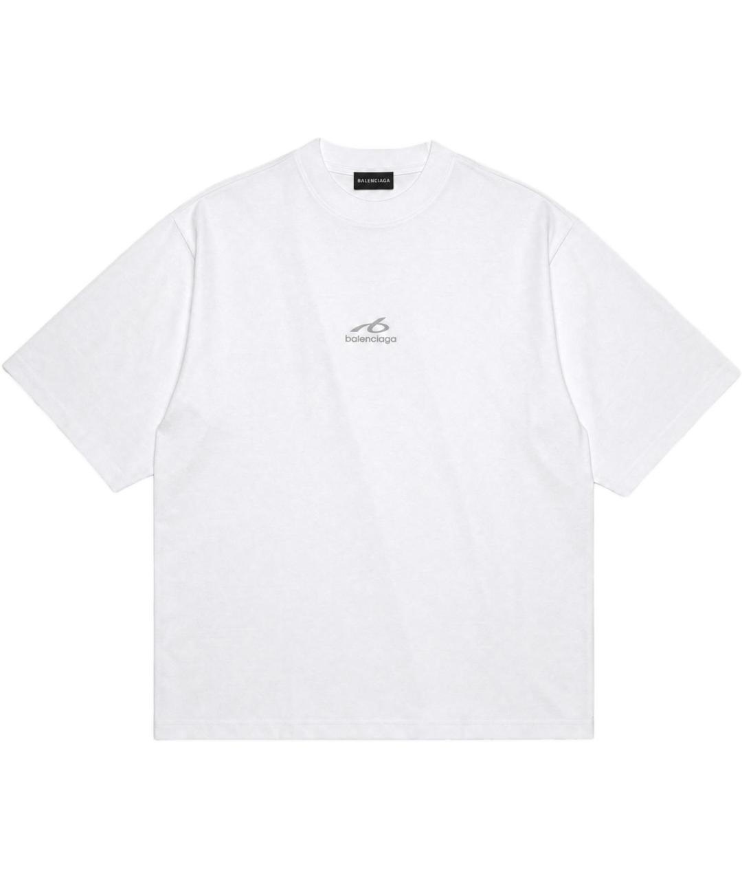 BALENCIAGA Белая футболка, фото 1