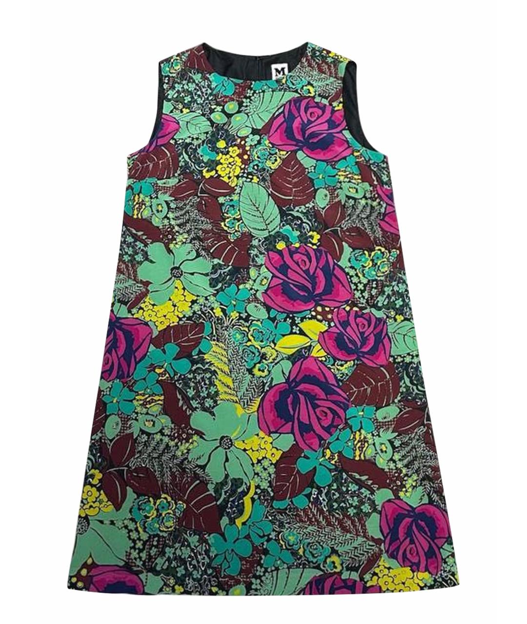 MISSONI Мульти шелковое повседневное платье, фото 1