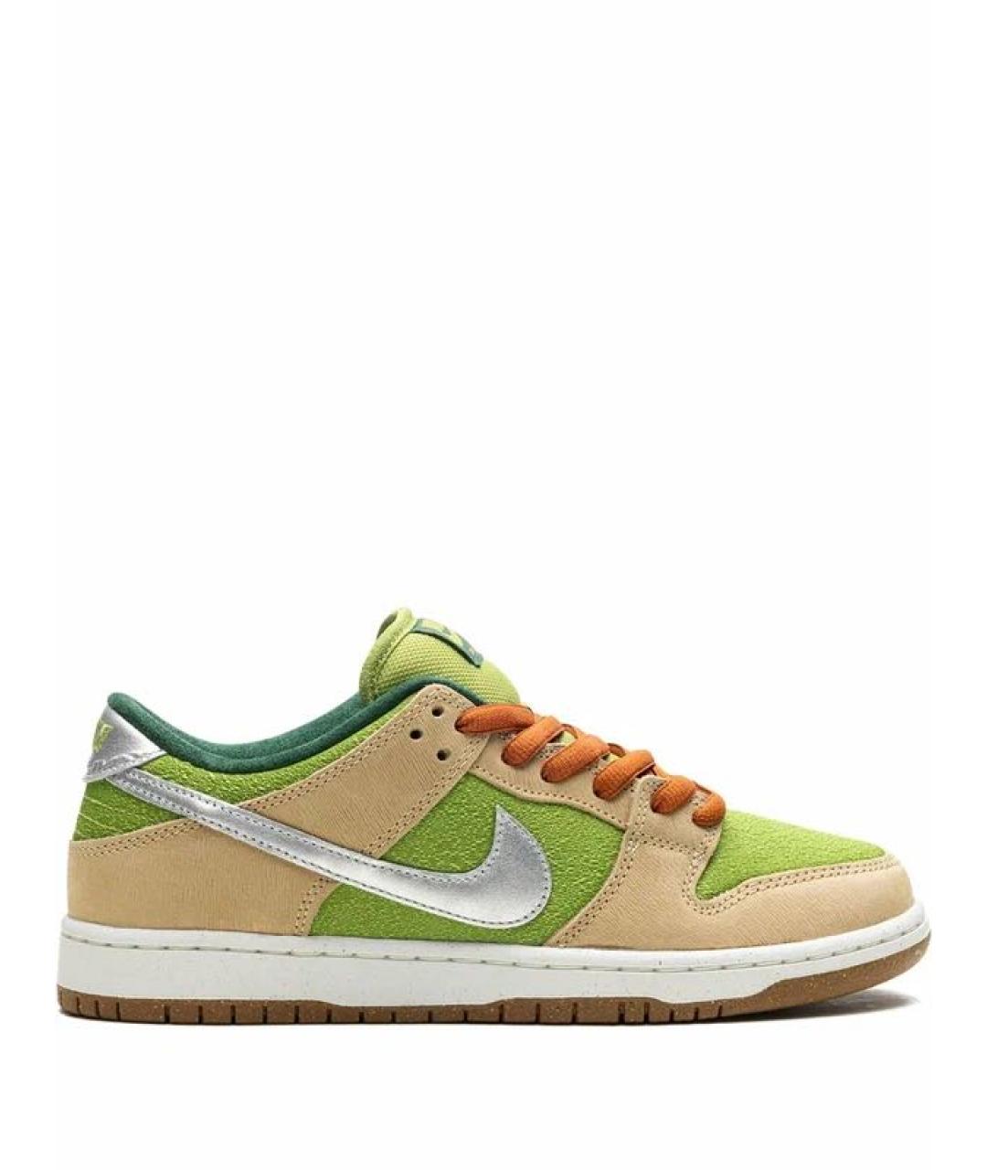 NIKE Зеленые низкие кроссовки / кеды, фото 8