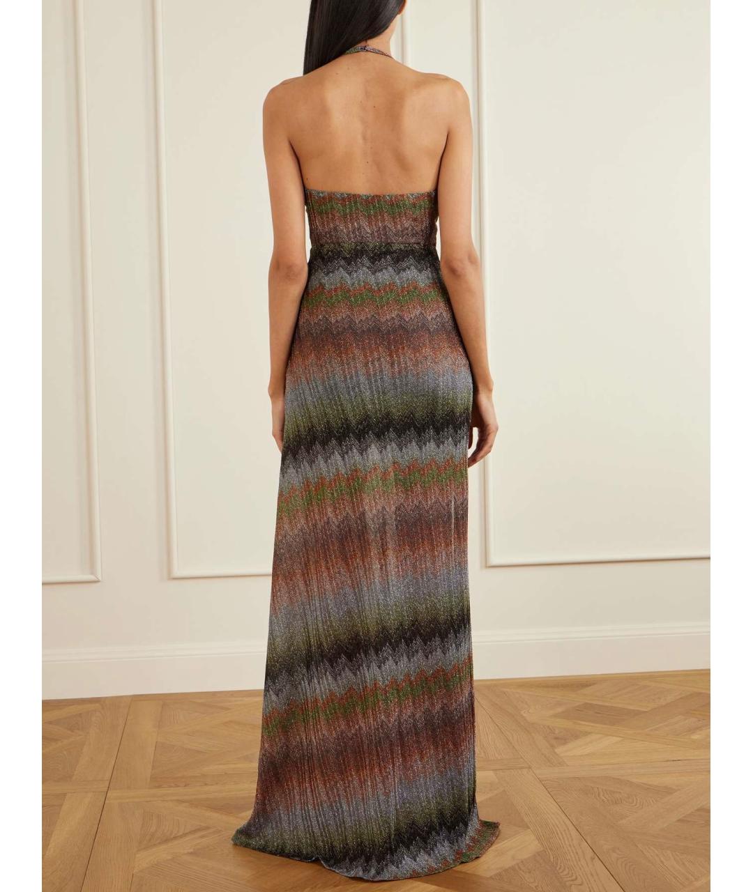 MISSONI Мульти вискозное коктейльное платье, фото 5
