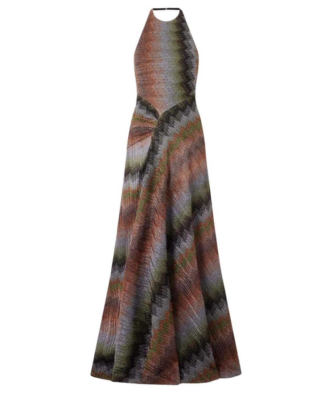 MISSONI Мульти вискозное коктейльное платье, фото 1