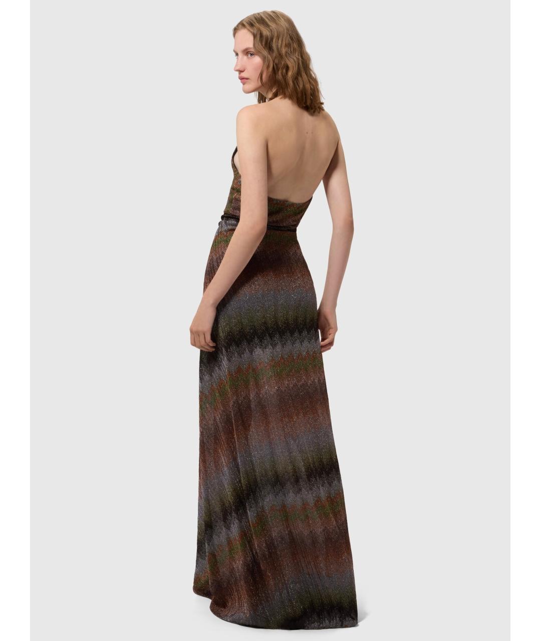 MISSONI Мульти вискозное коктейльное платье, фото 7