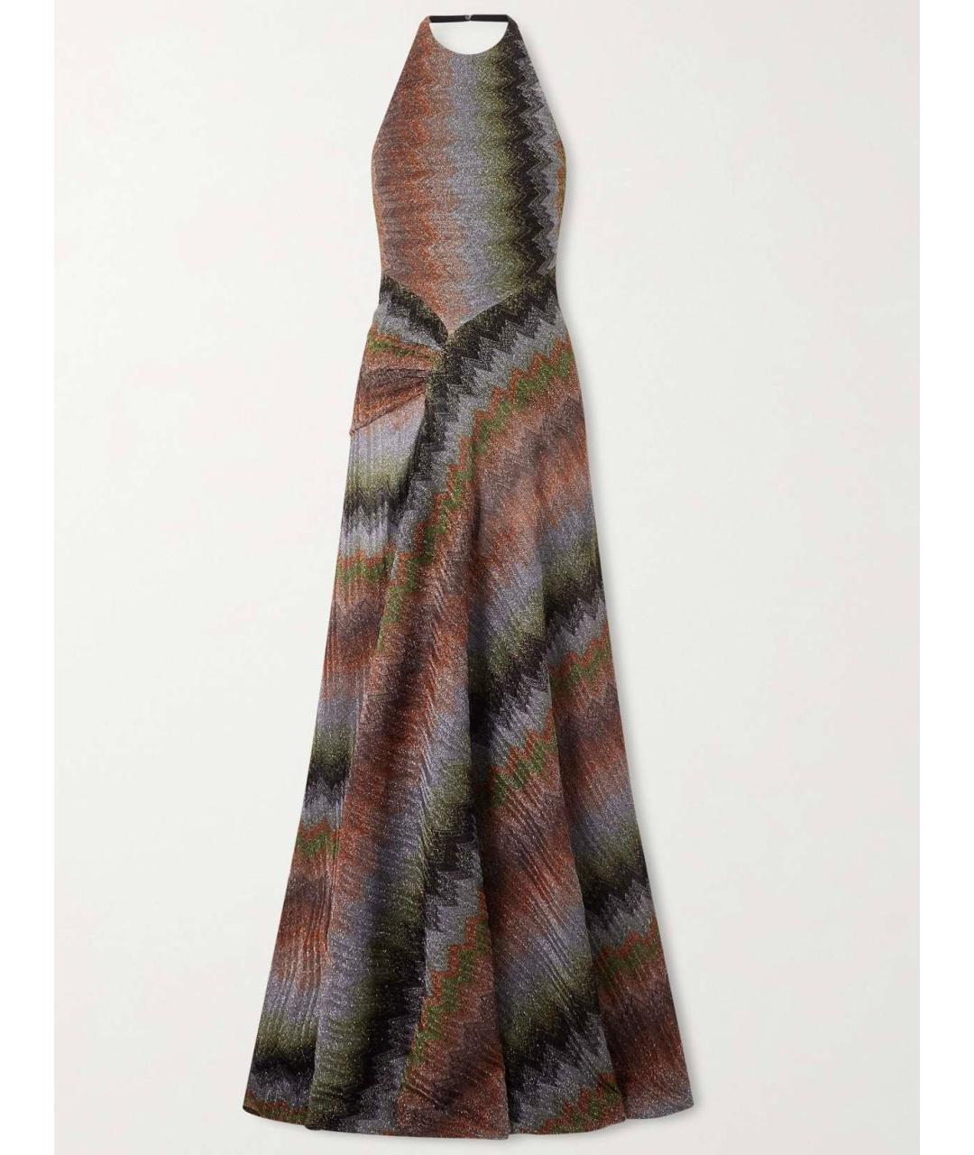 MISSONI Мульти вискозное коктейльное платье, фото 8
