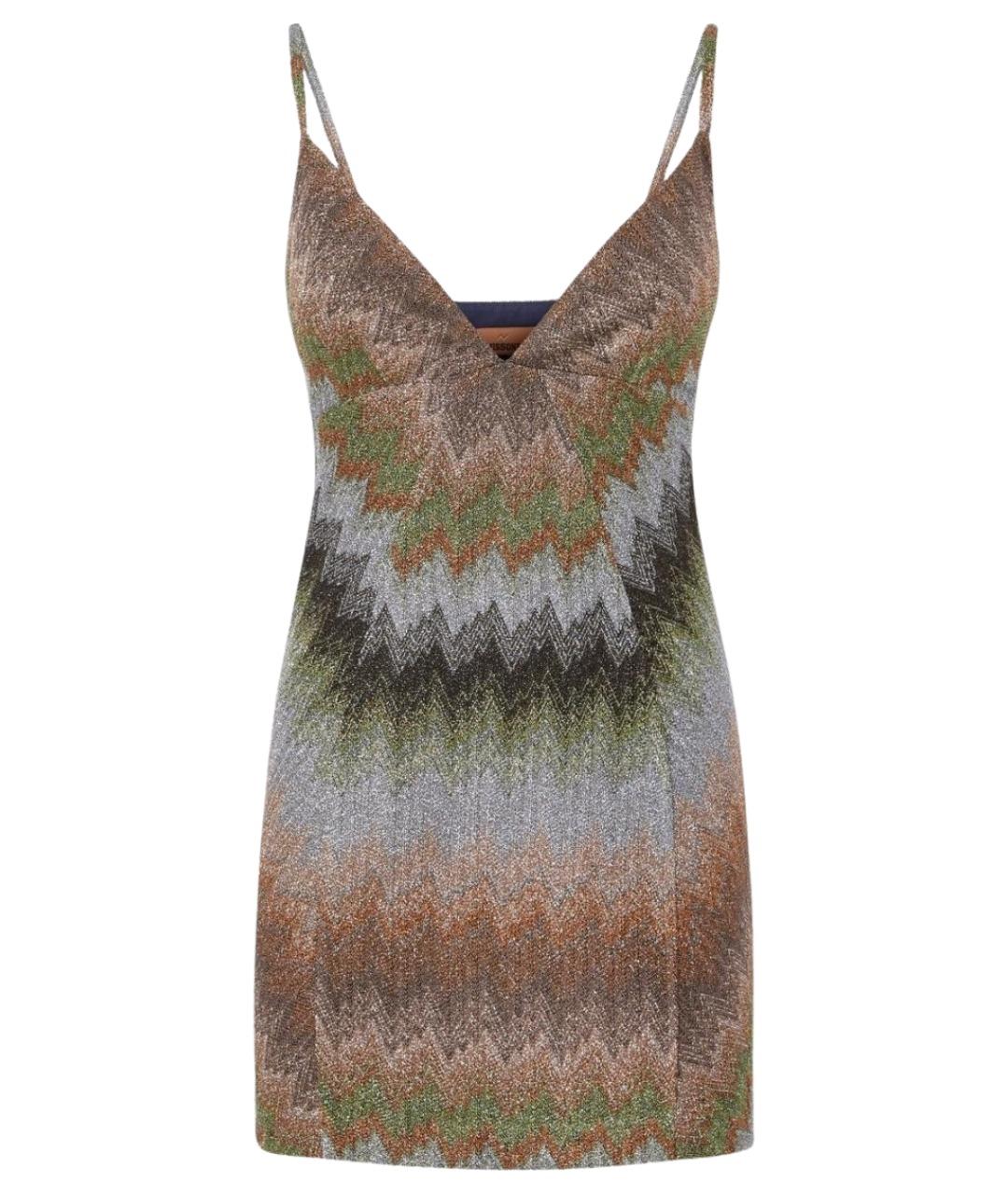 MISSONI Мульти вискозное коктейльное платье, фото 1