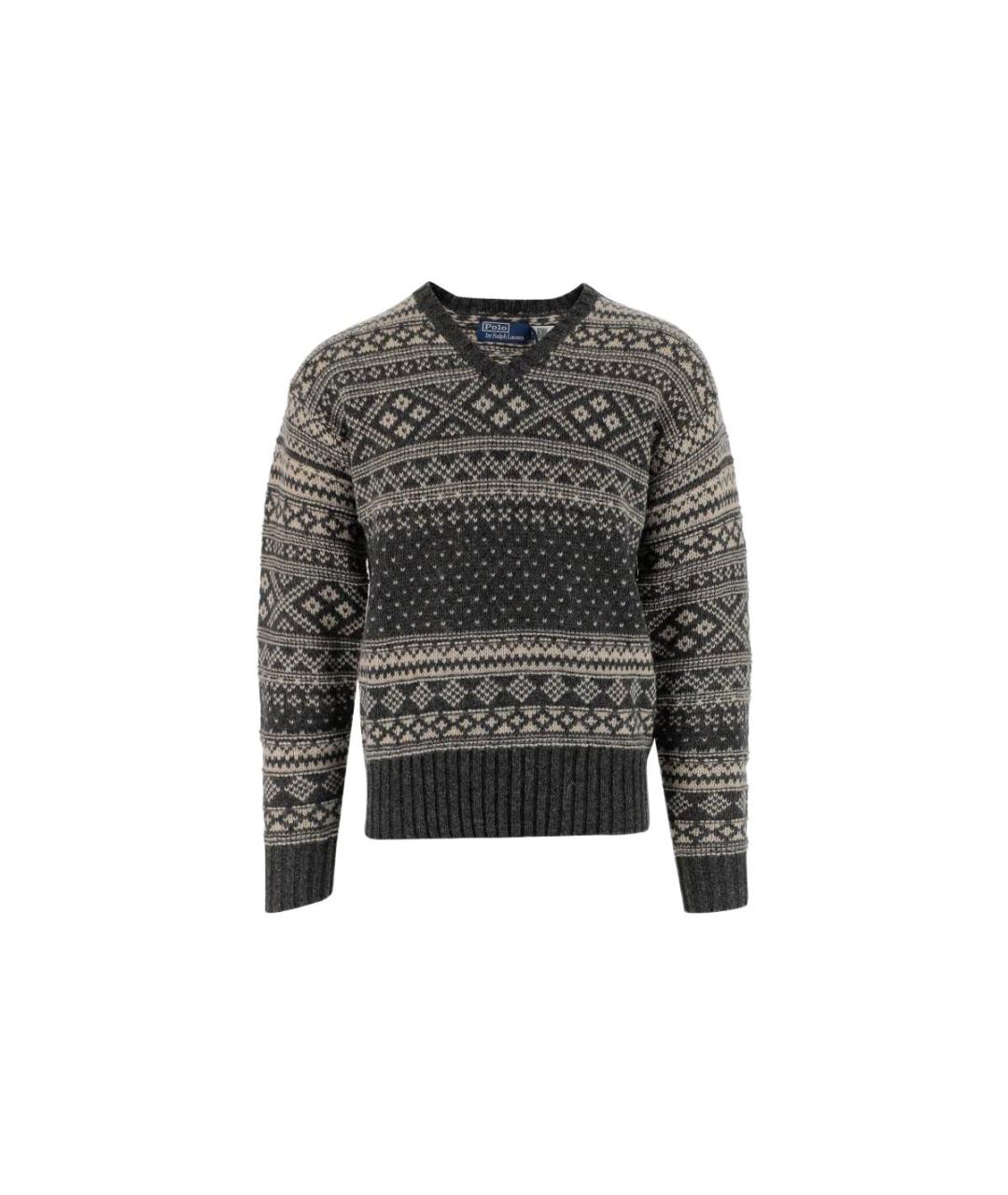 POLO RALPH LAUREN Серый джемпер / свитер, фото 6