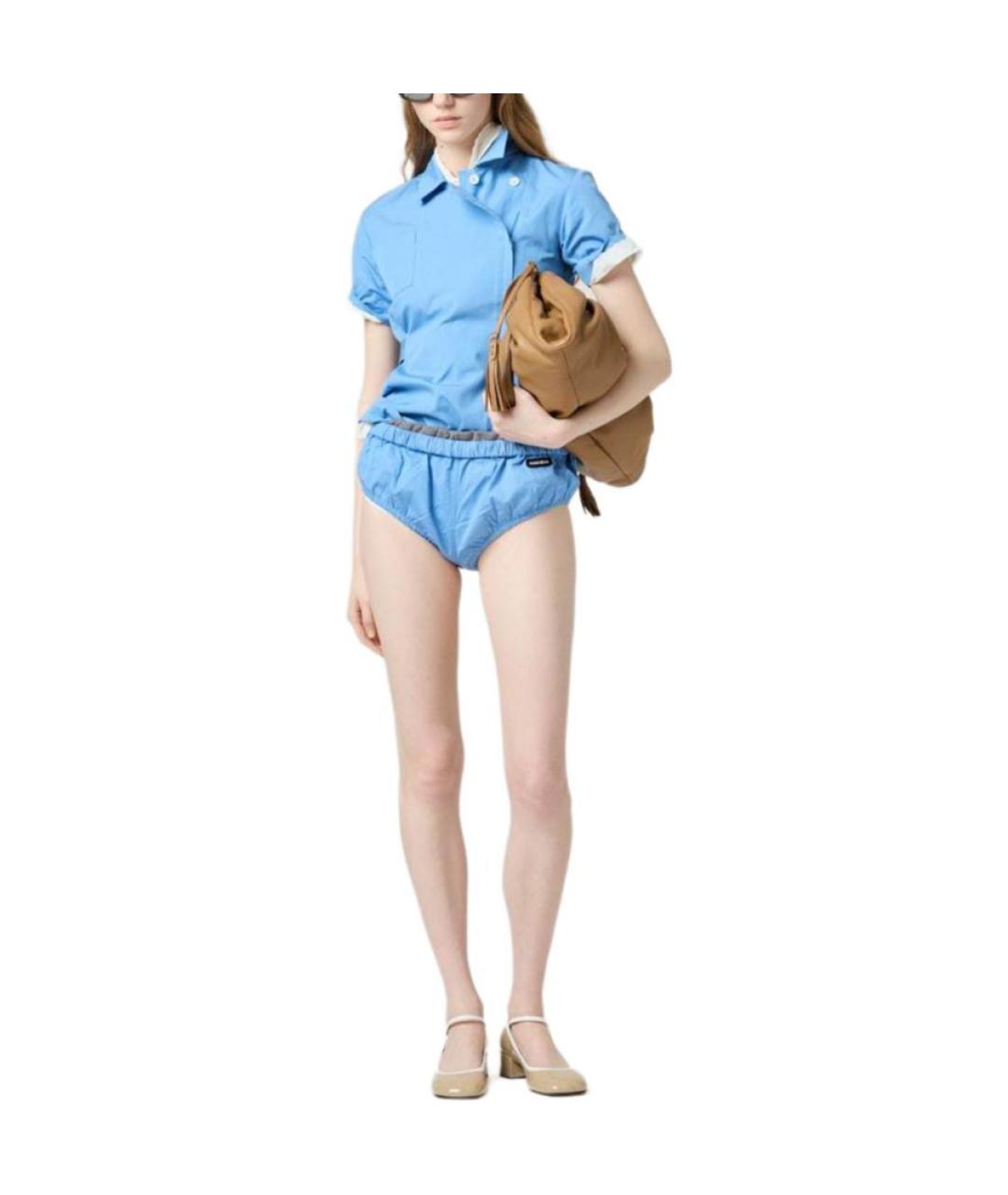 MIU MIU Синяя рубашка, фото 2