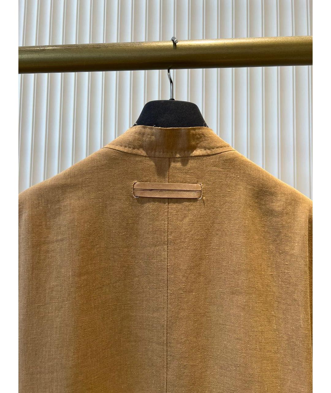 ZEGNA Бежевый пиджак, фото 3