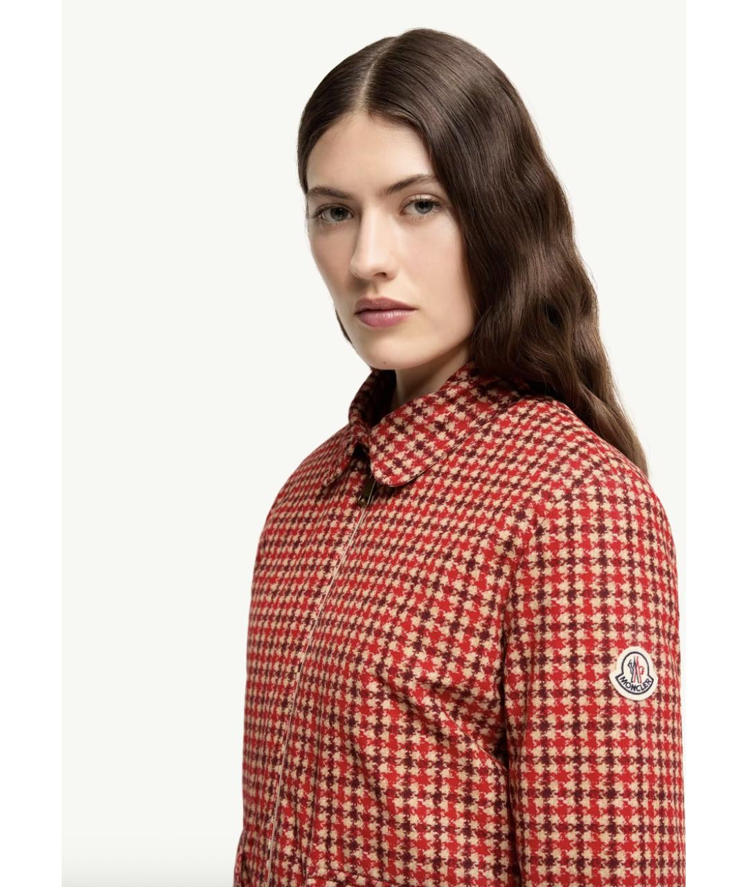 MONCLER Красная куртка, фото 2